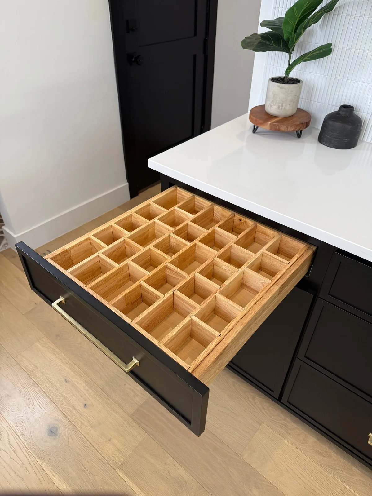 Cutlery Drawer Insert for 18” to 24” Wide Base Cabinets