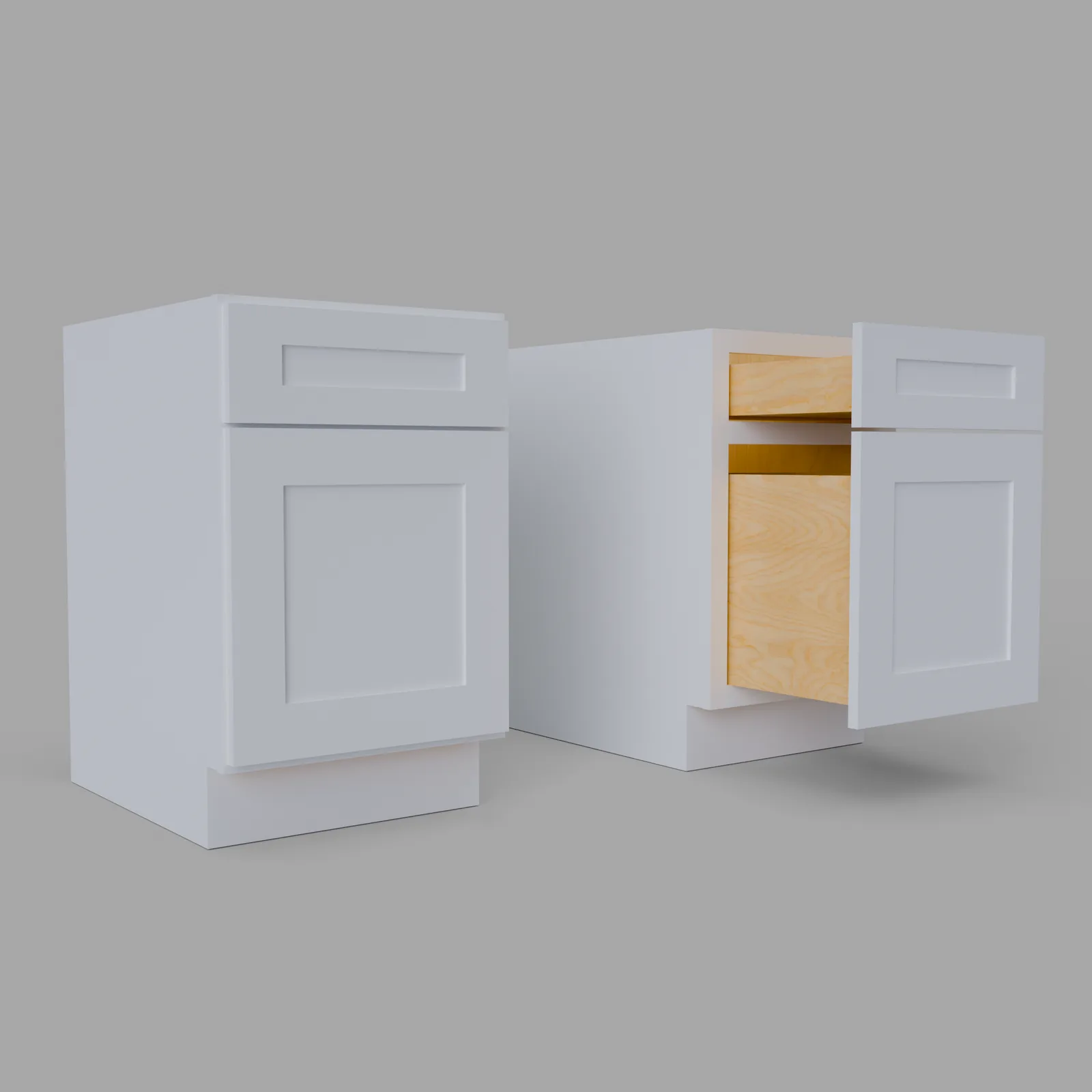 Shaker Document File Base Cabinet