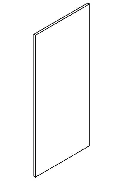 Finished Plywood Panel For Panel Ready Fridge - 36" Wide by 90" High by 1/2" Thick