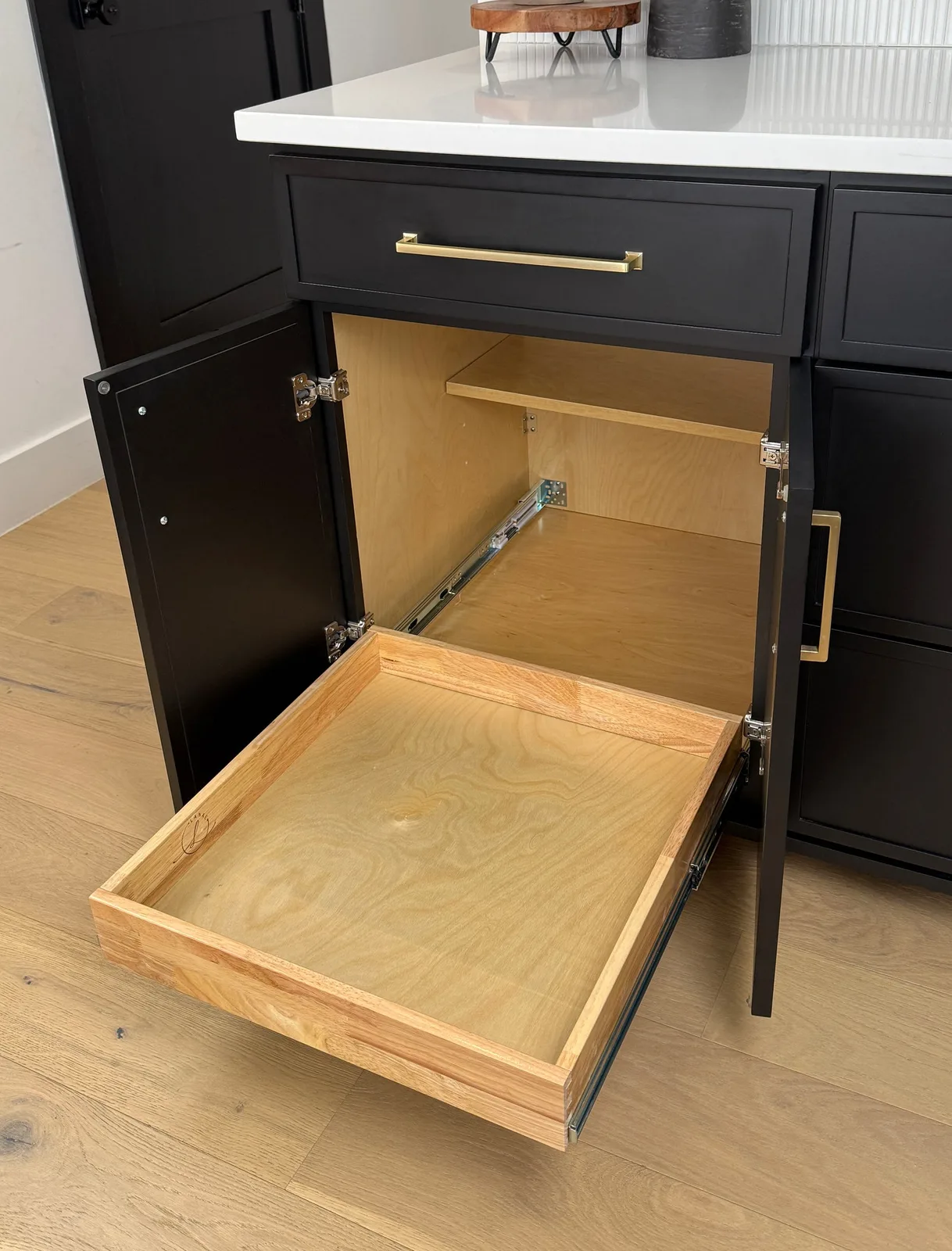 Rollout Tray Shelf for 15” to 36” Base Cabinets