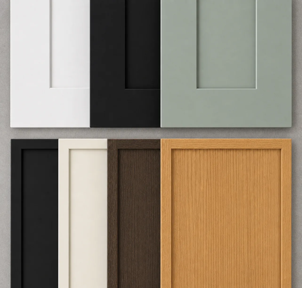 Lanae Cabinetry Shaker and Slim Frame Shaker Full Size Sample Door