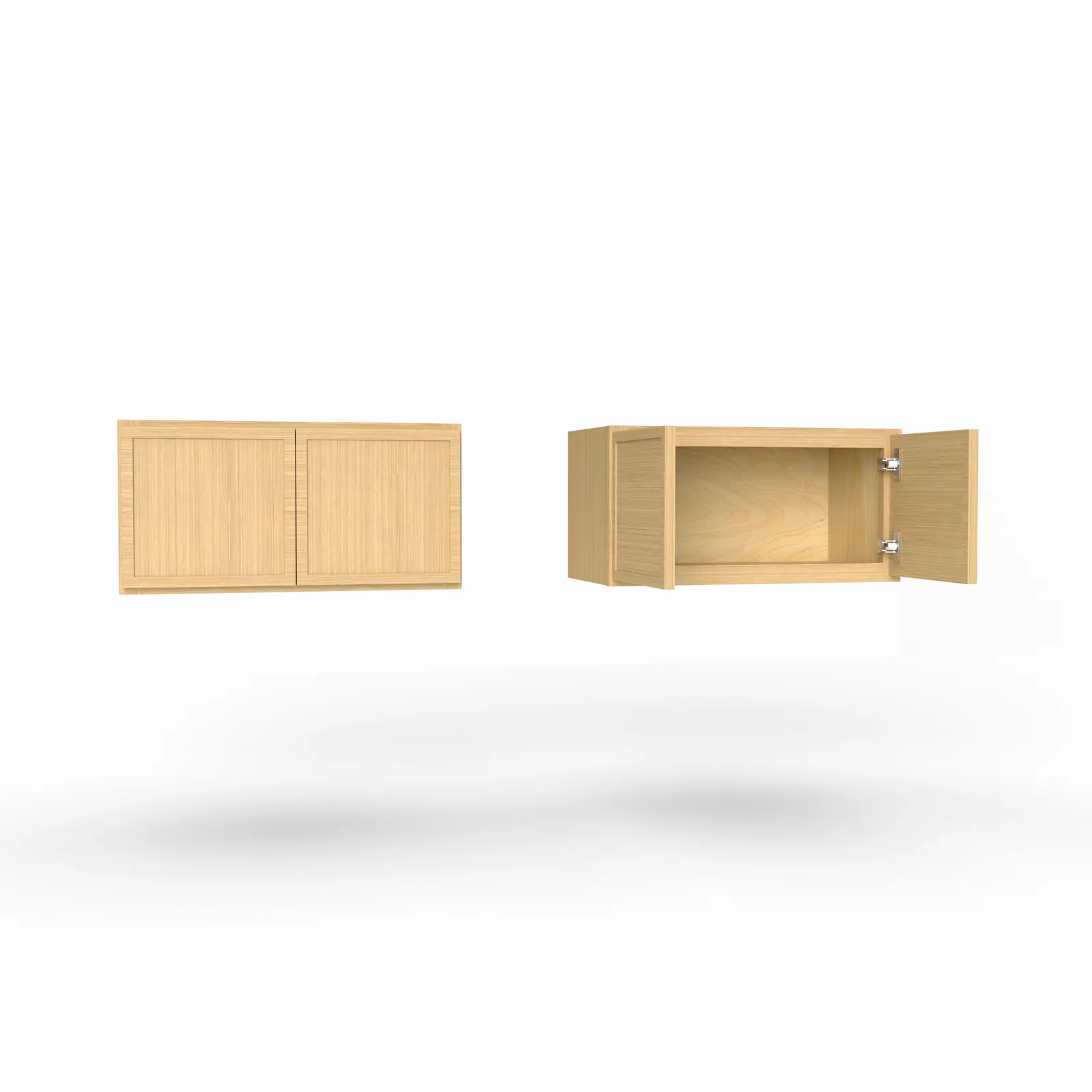 Slim Frame Shaker 12” H x 12” D Stackable / Over Microwave Wall Cabinet