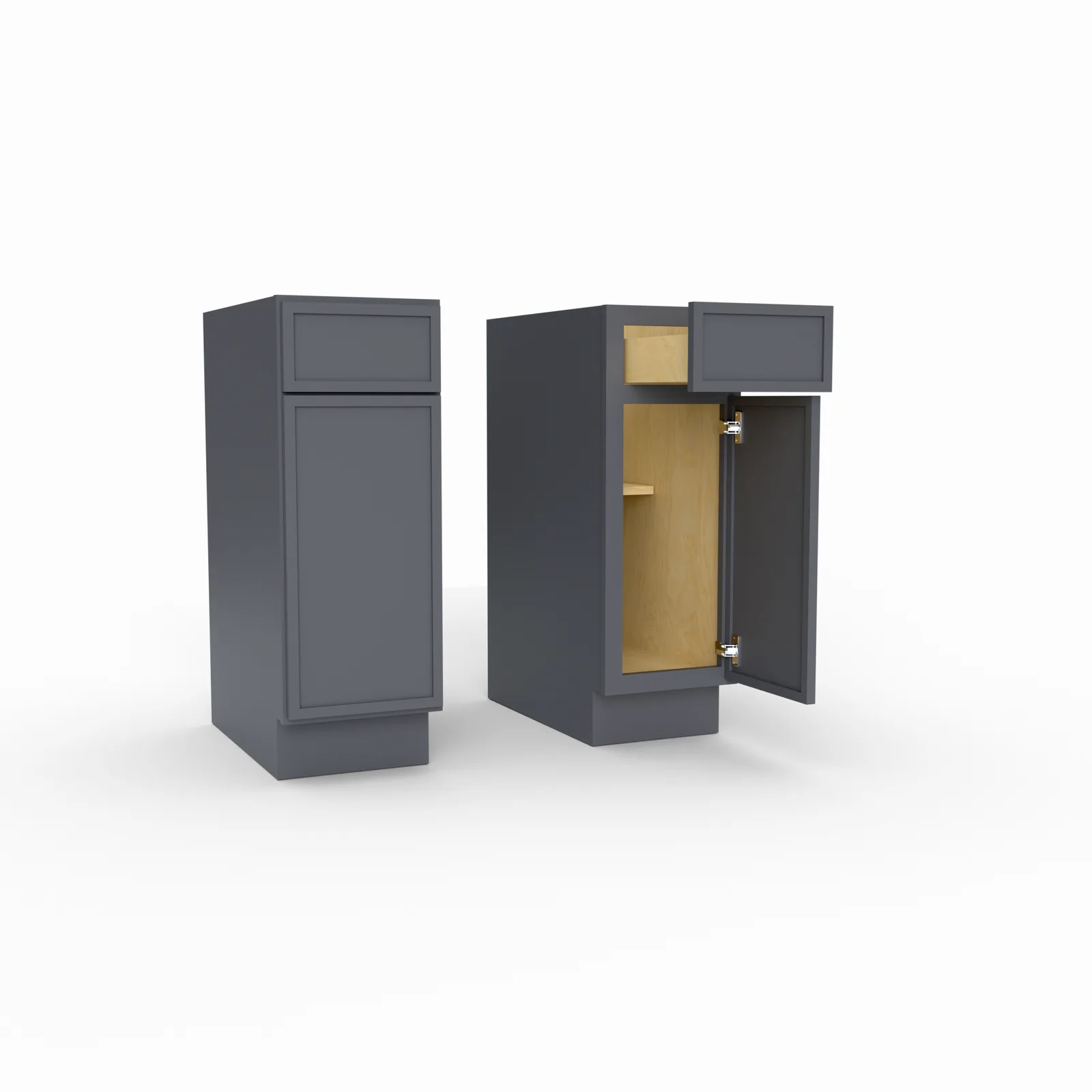 Slim Frame Shaker Base Cabinet 34.5" H x 24" D