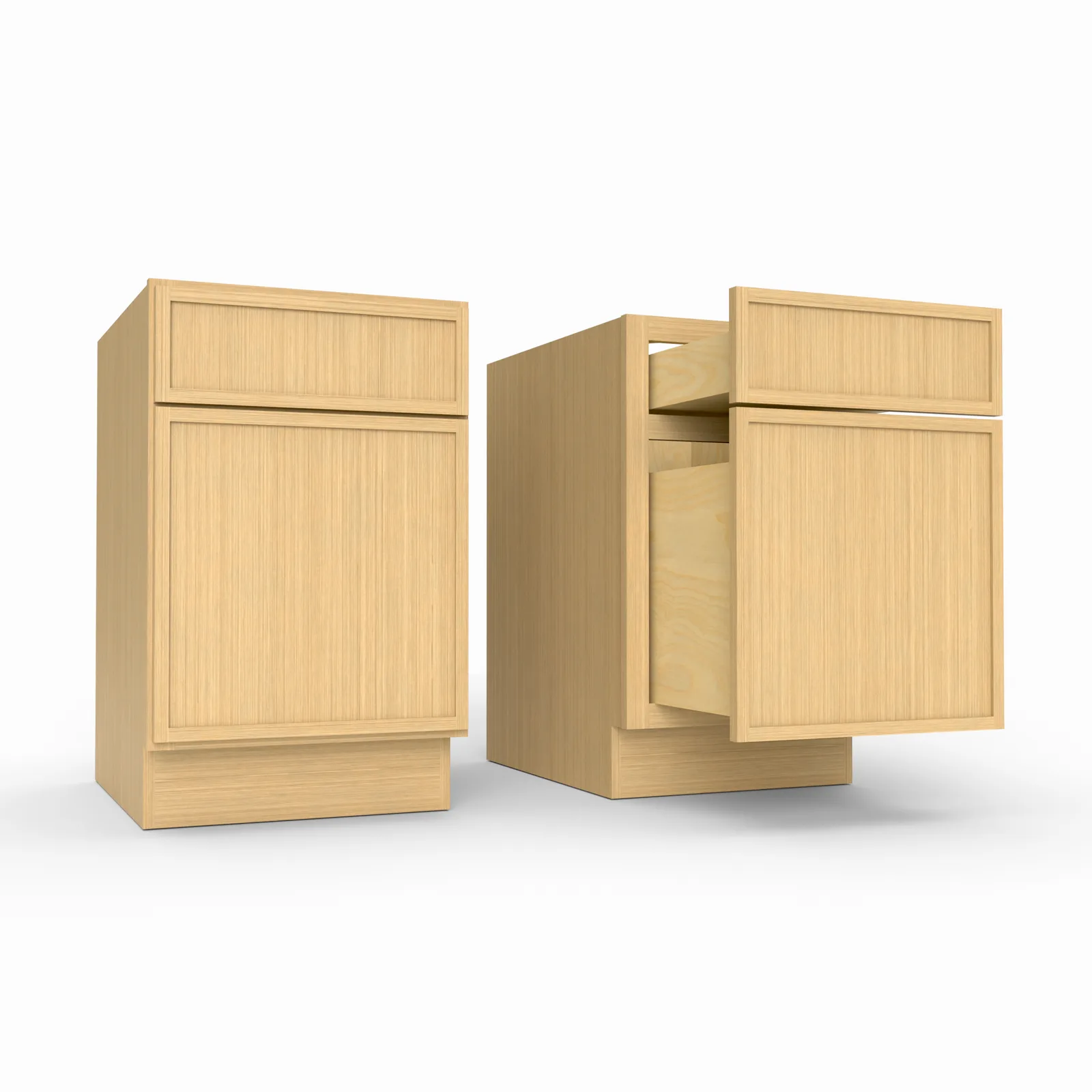 Slim Frame Shaker Document File Desk Base Cabinet