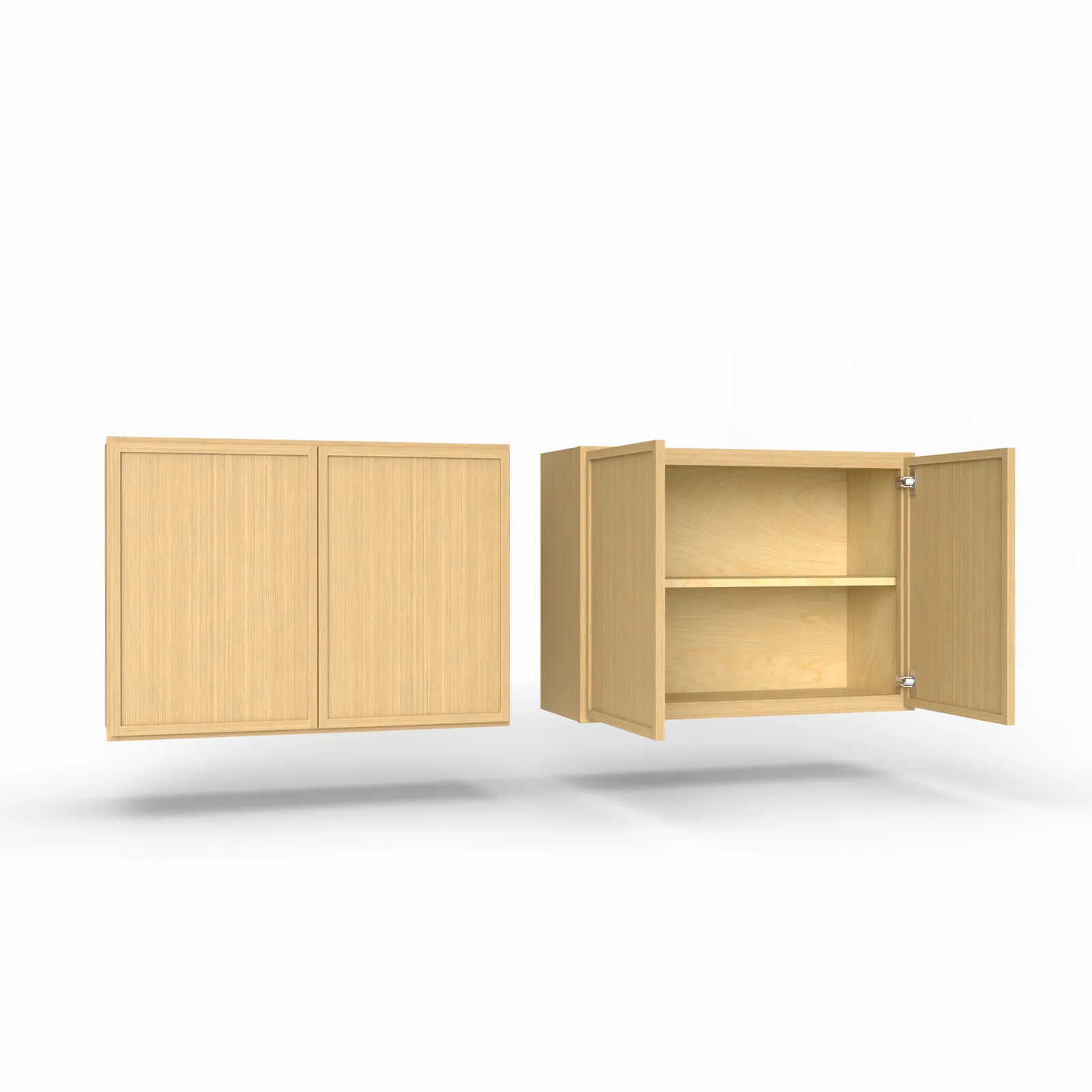 Slim Frame Shaker 24” H x 24” D Bridge / Over Fridge Wall Cabinet